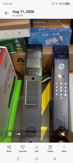 Smart Door Lock With Tuyer App, Finger Print, Password and Face Id