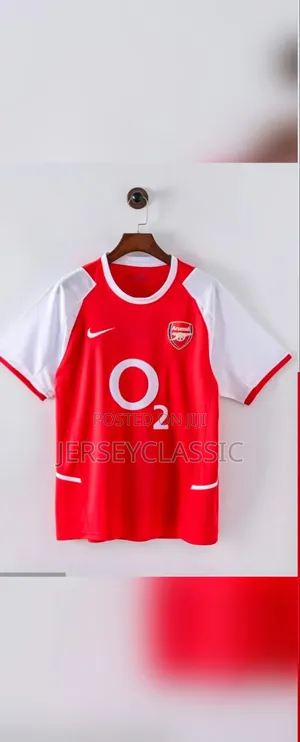 Arsenal O2 Retro Jersey – Classic Vintage Football Shirt