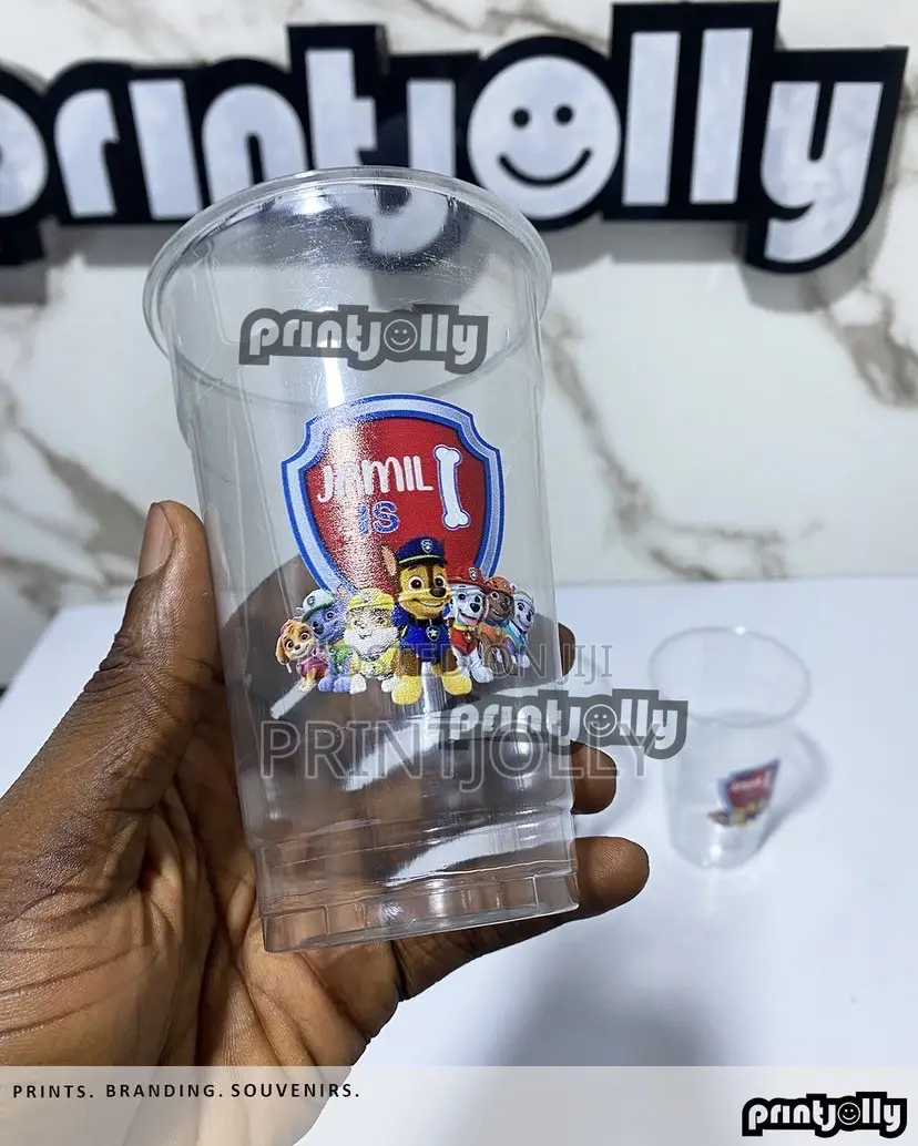 Transparent Cup Customization