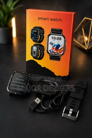 New High-Definition Full-Touch Multifunctional Smart Watch, LED Light