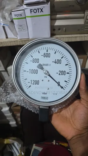 6inches Pressure Gauge -1200mbar