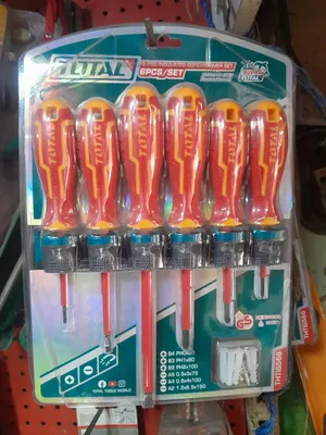 Original TOTAL 6-Piece Insulated Screwdriver Set - Brand New