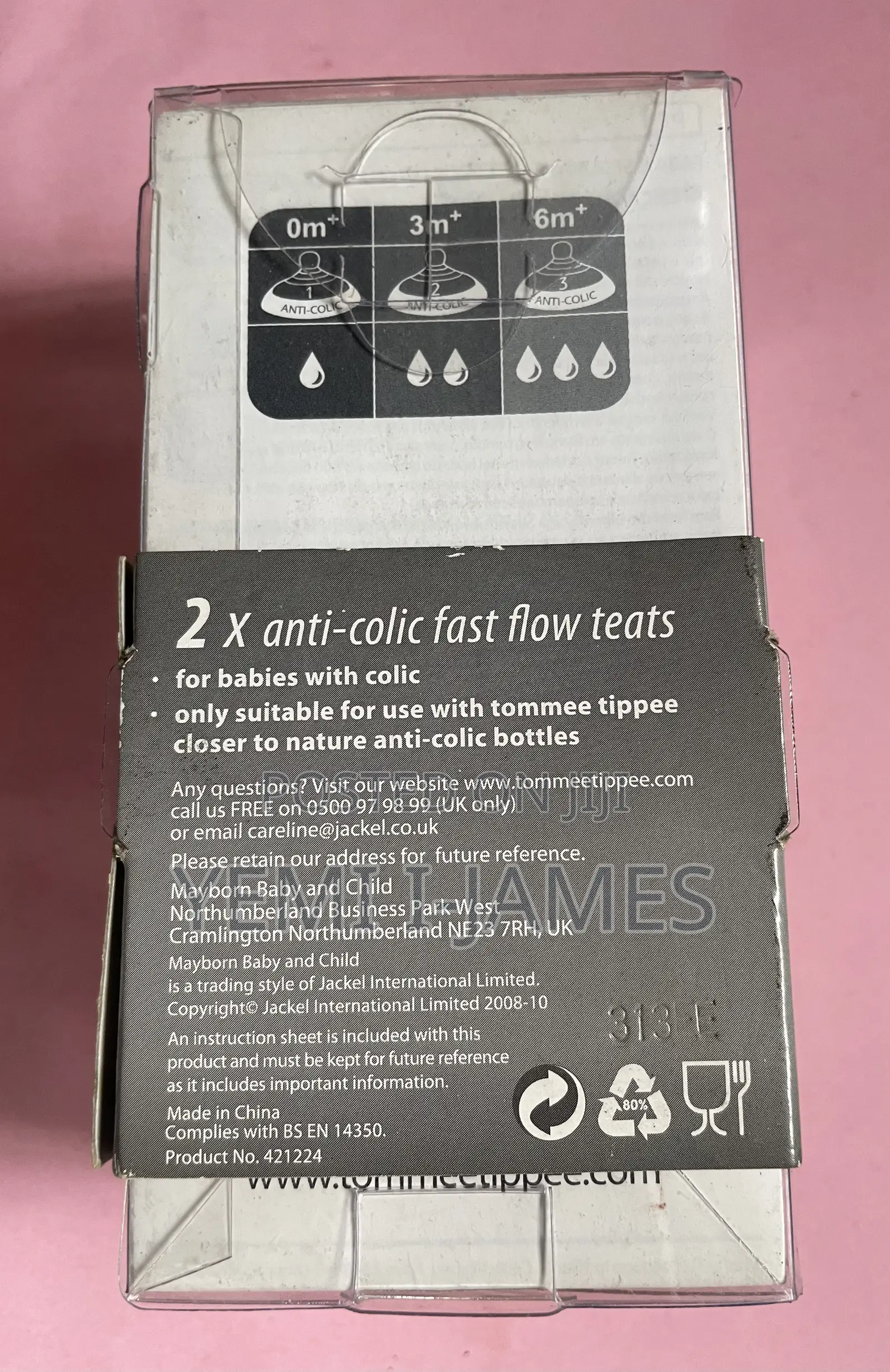 Tommee Tippee Bottle Teats 6m+