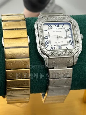 Cartier Square Engraved Wristwatches