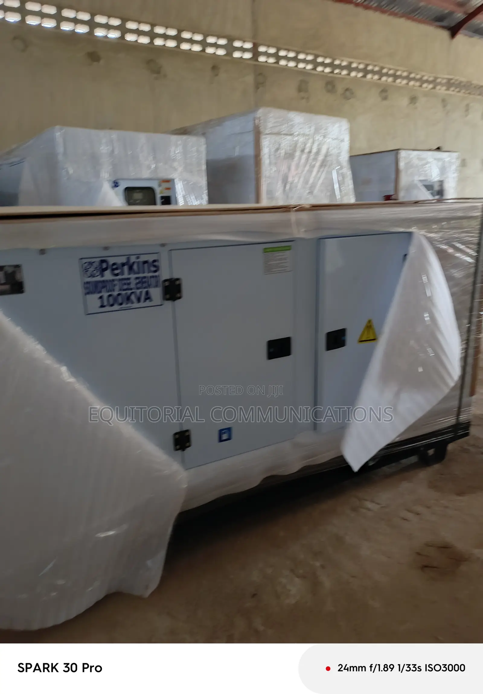 Perkins 100kVA Soundproof Generator