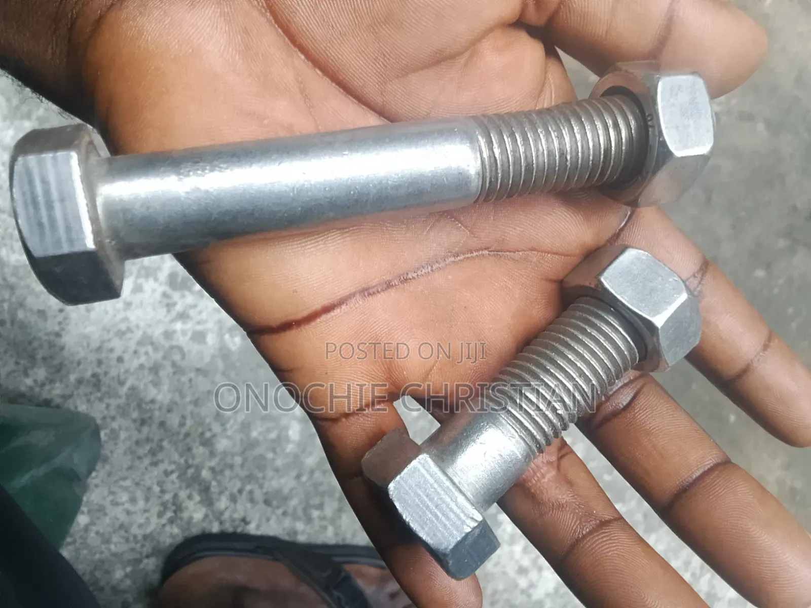 M20x120 Bolt and Nut S/S