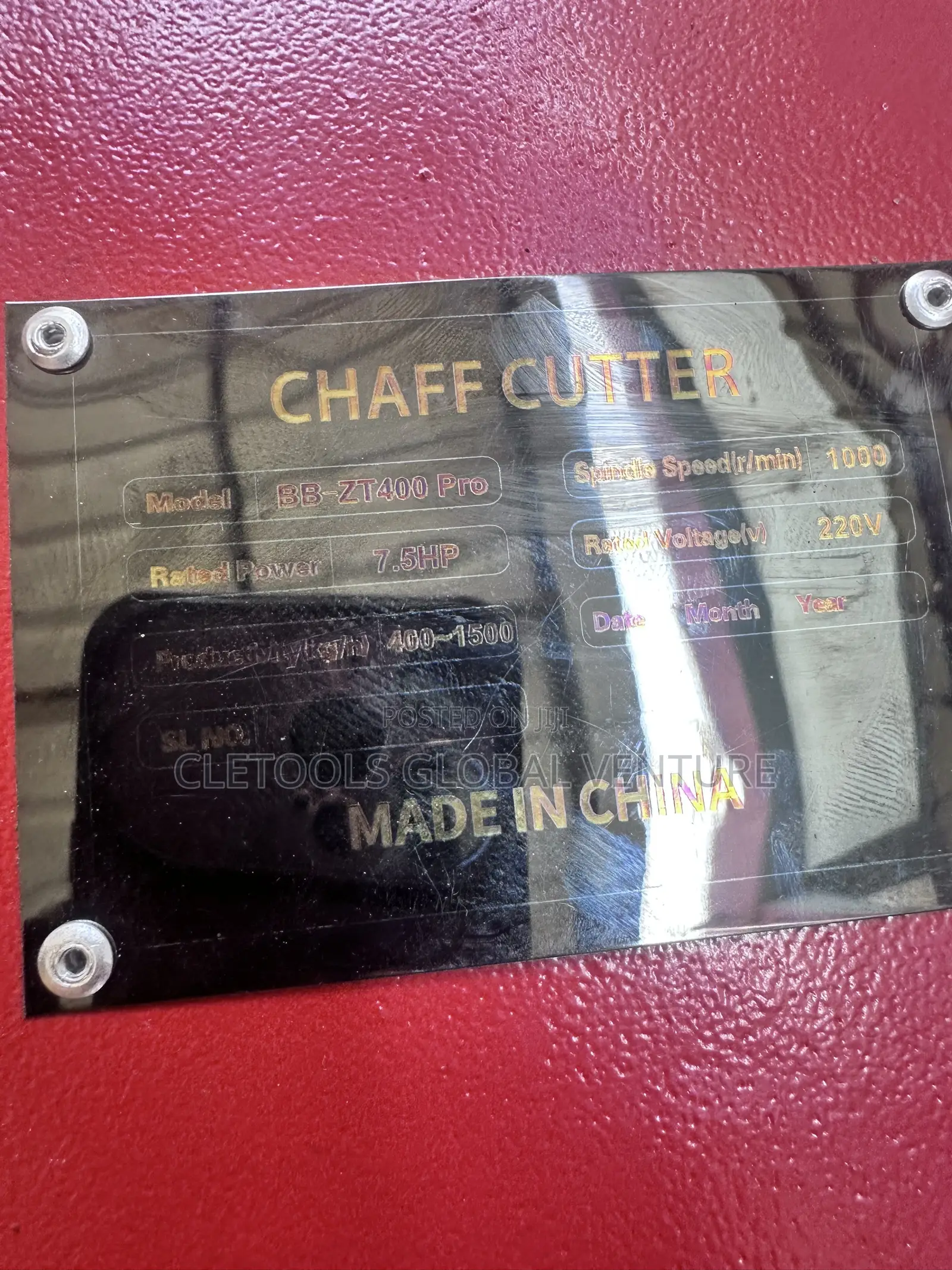 Chaff Cutter Machine