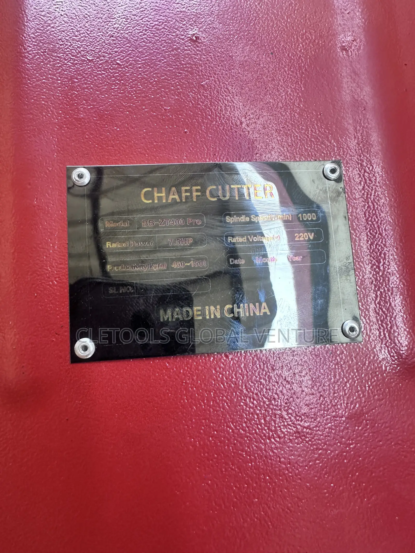 Chaff Cutter Machine