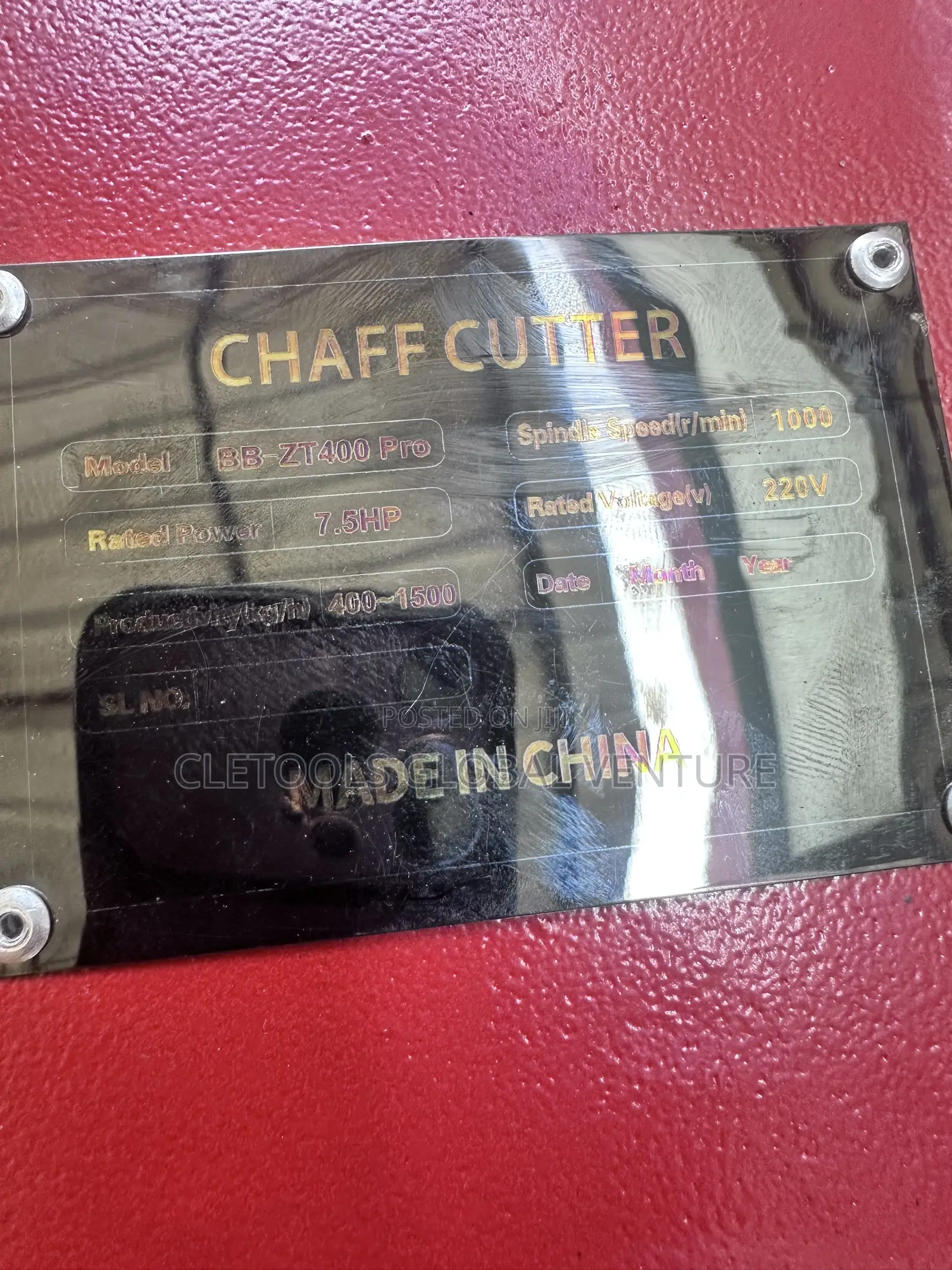 Chaff Cutter Machine