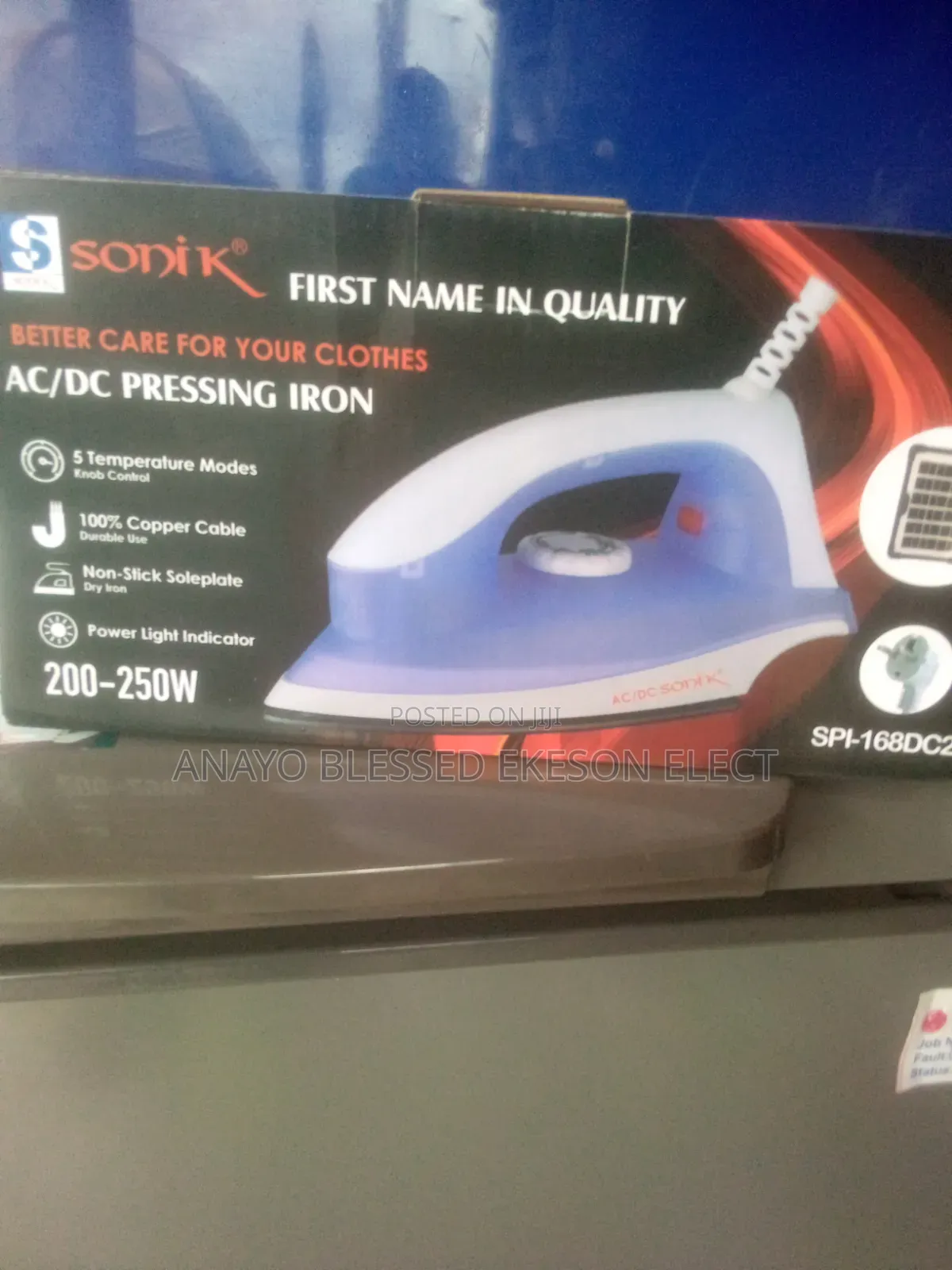 Sonik Solar Iron Original Product