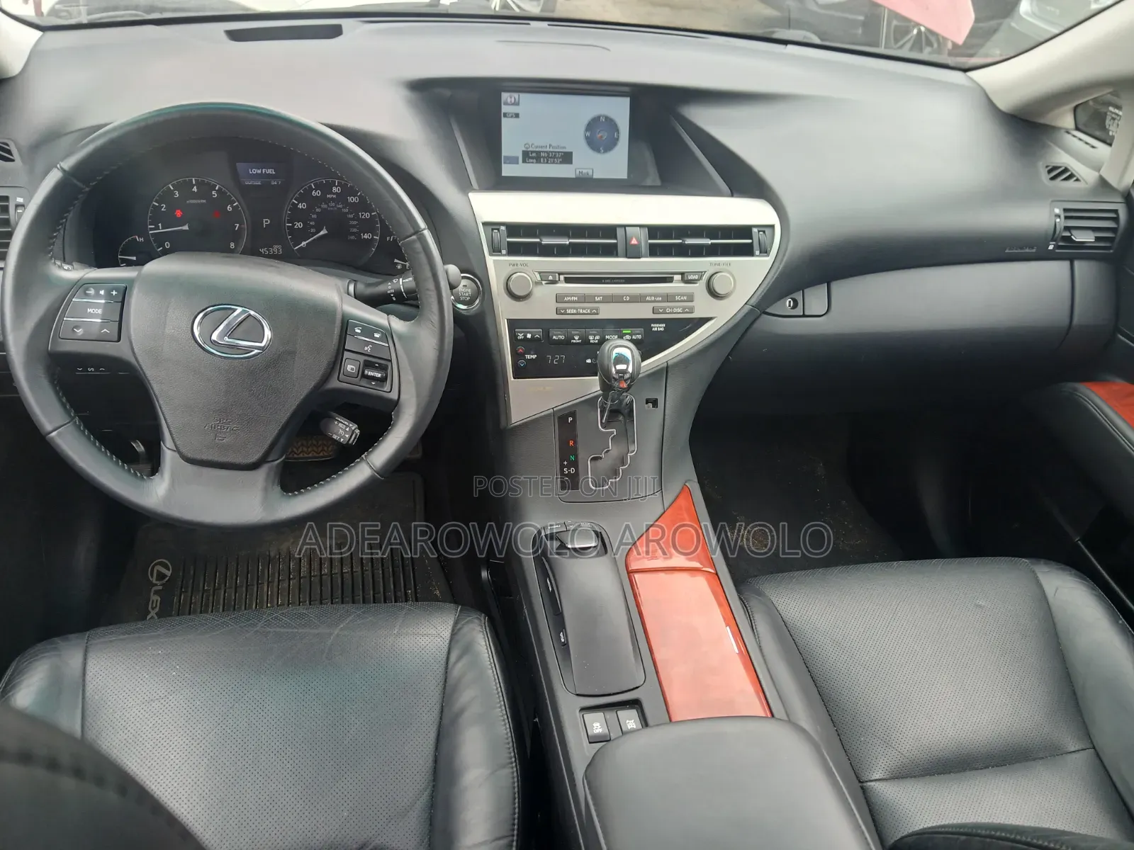 Lexus RX 2012 Burgundy