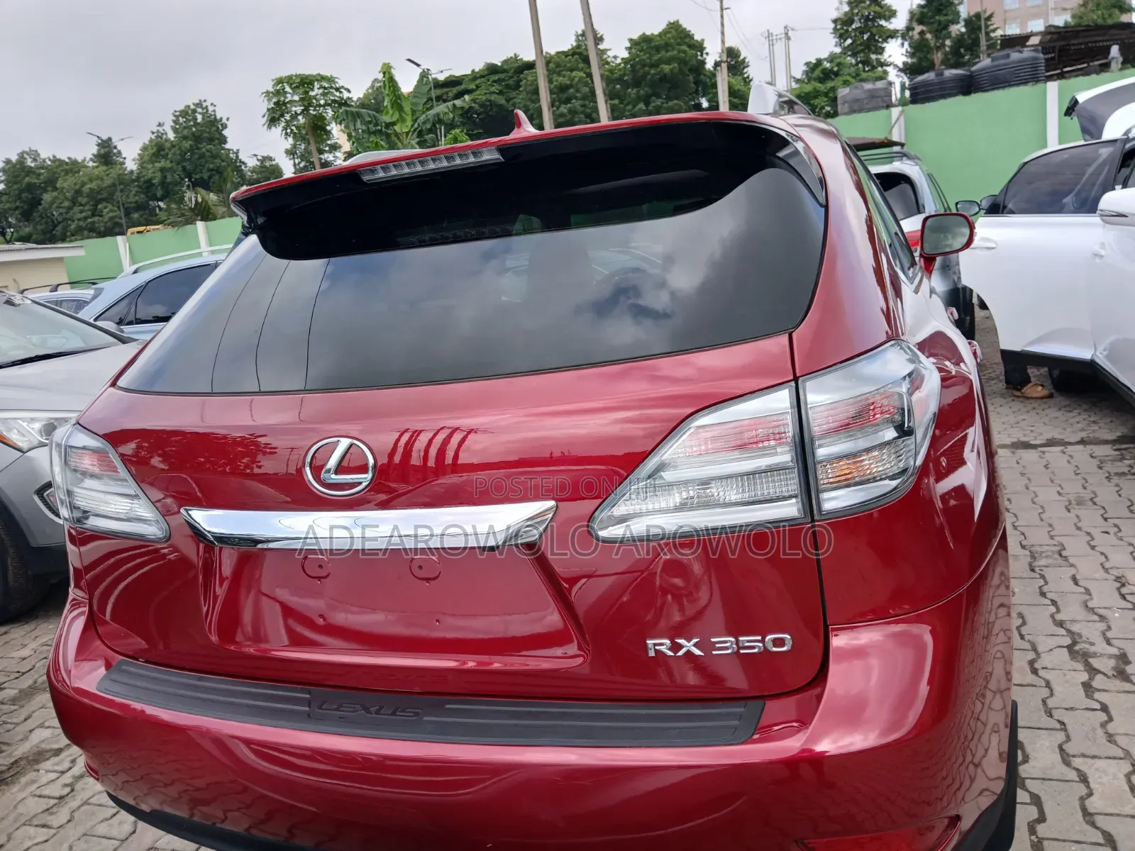 Lexus RX 2012 Burgundy
