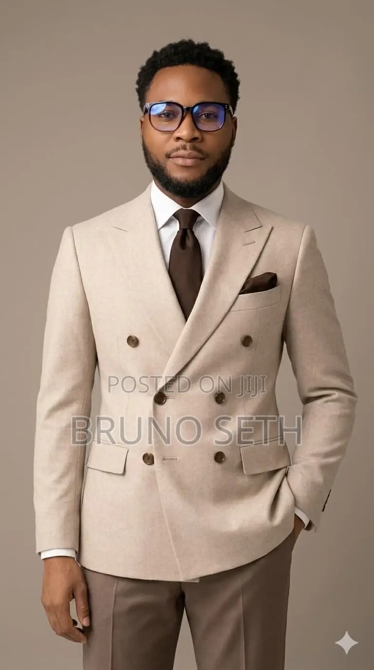 Black Double Breasted Suit