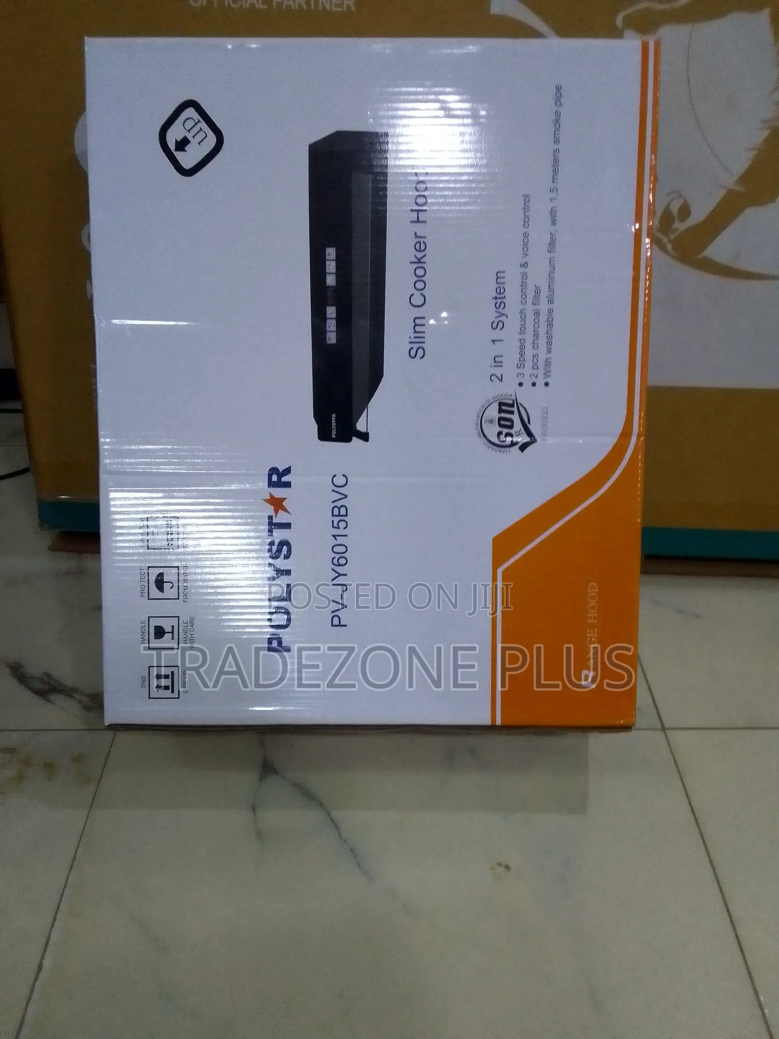 Polystar Smart Range Hood – Digital Display, Voice Control Hand Sens