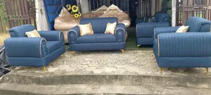7 Seater Couch With Nice Royal Blue Color
