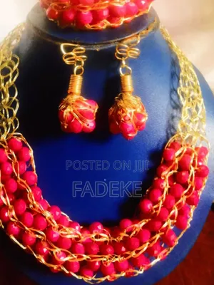 Deep Pink Wire Works Jewellery