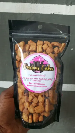 Crunchy Homemade Chin-Chin in Sealed Pouch_fresh Delicious