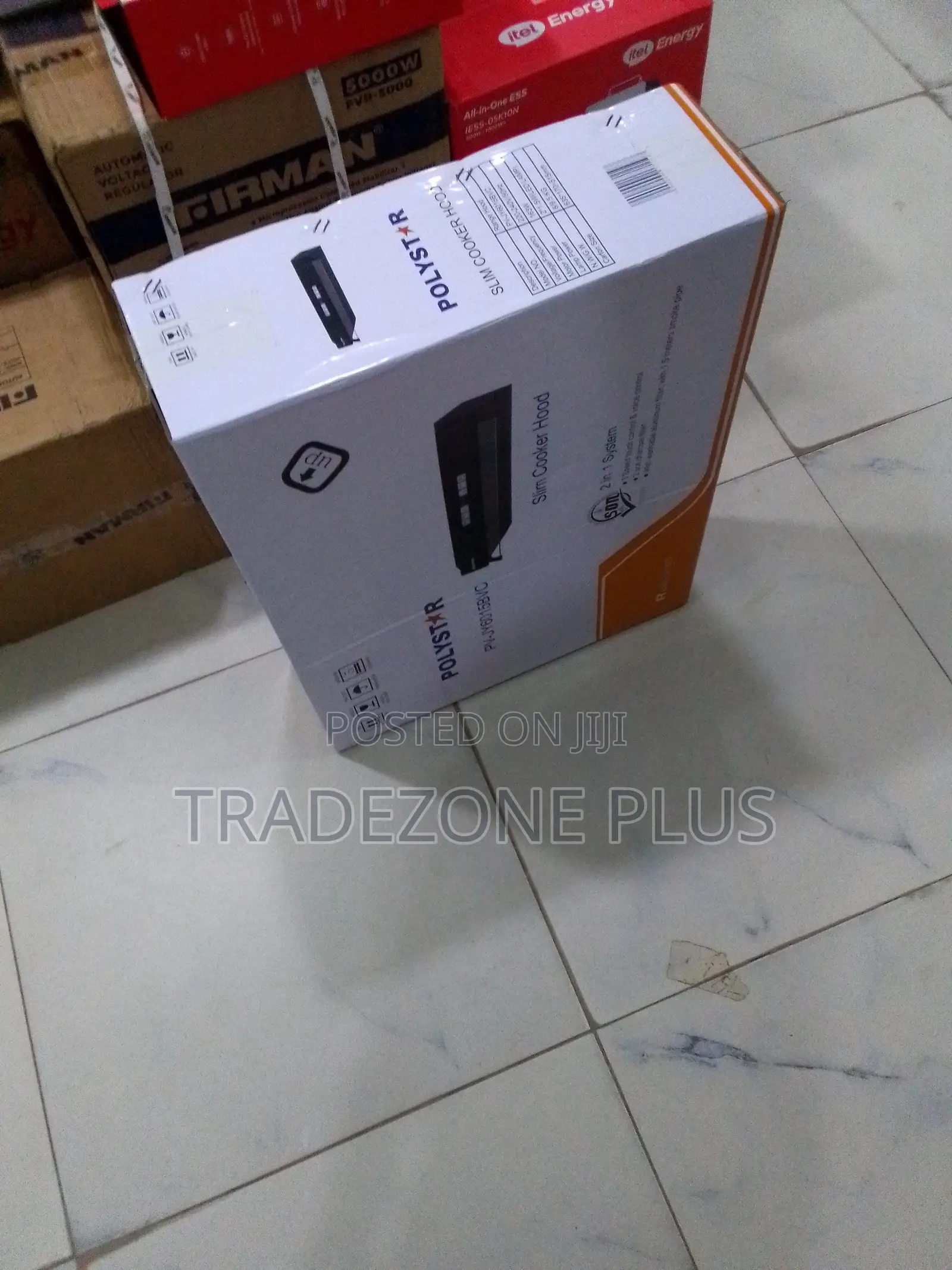 Polystar Modern Range Hood – Smart Sensor Voice Control