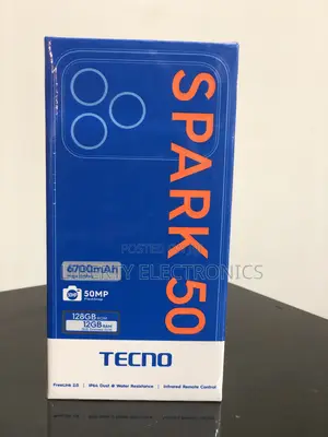 New Tecno Spark 50 128 GB Gray