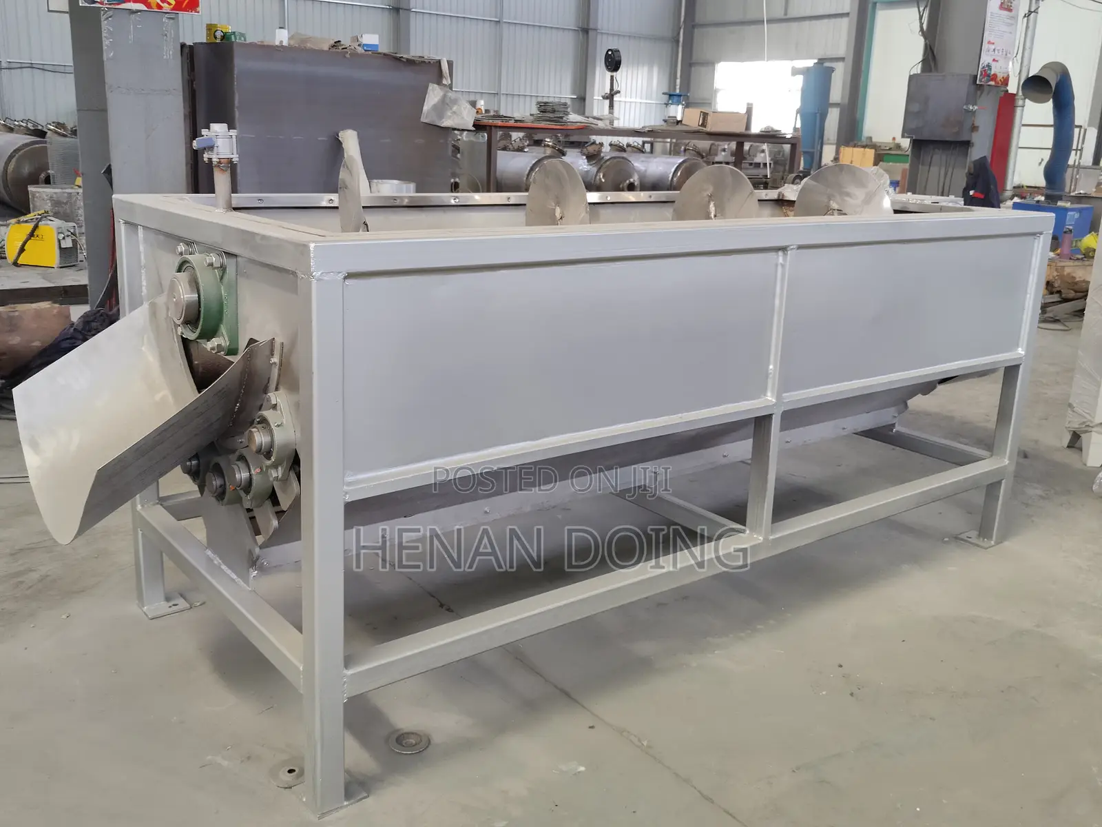Sand Roller Cassava Peeler High Efficiency Tapioca Peeling Machine