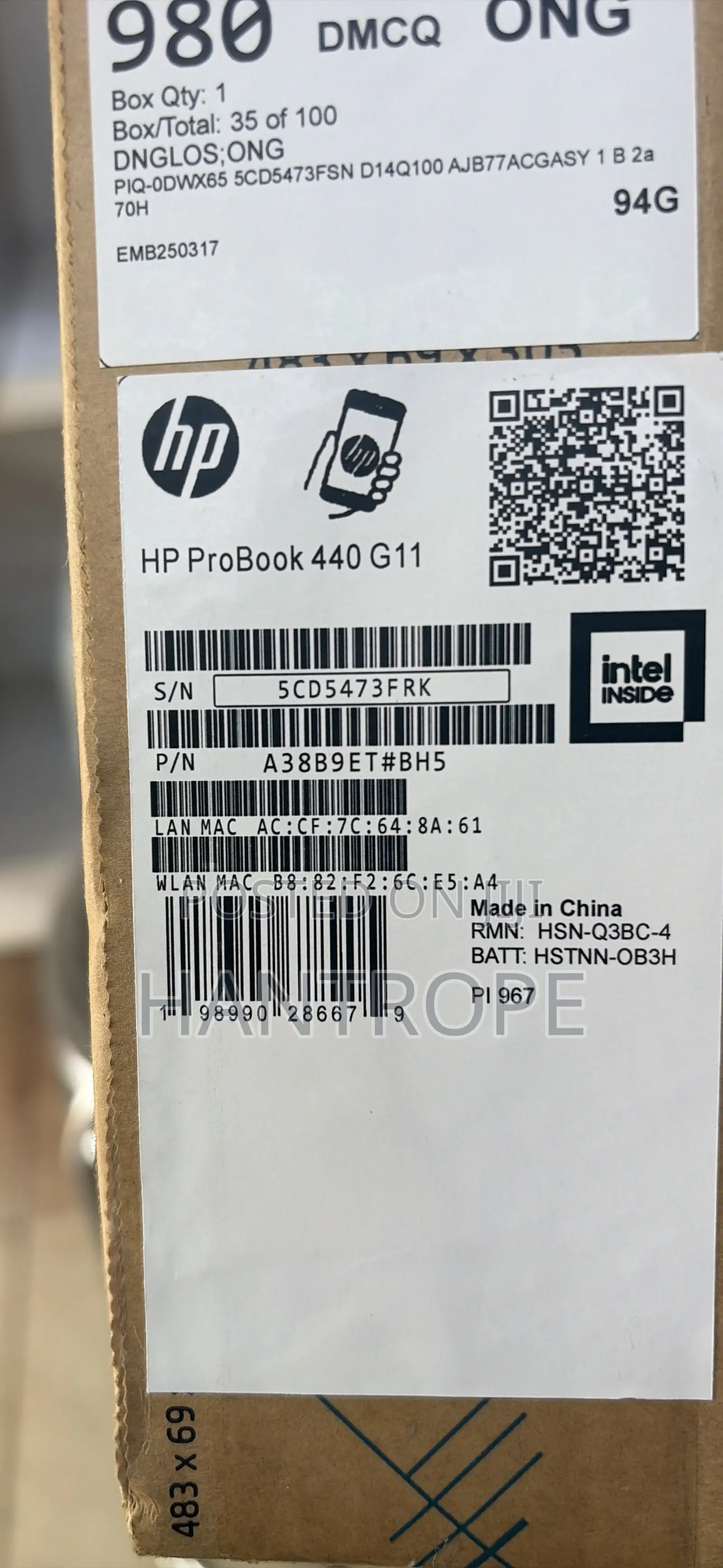 New Laptop HP ProBook 440 16GB Intel Core Ultra 5 SSD 512GB