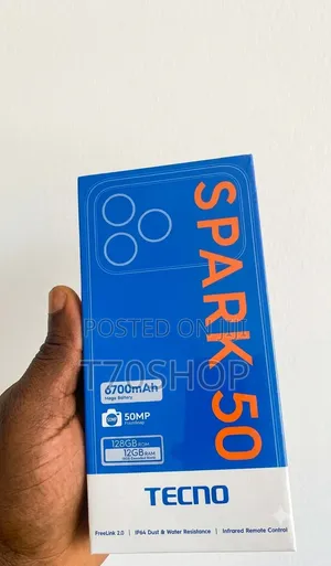 New Tecno Spark 50 128 GB