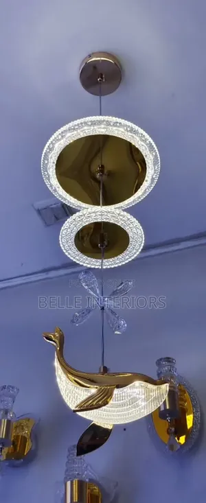 Modern Crystal Led Pendent Luxury Flower