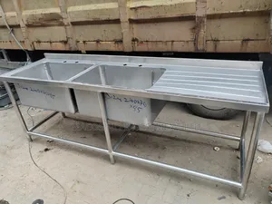 304 Stainless Steel, 2mm Thickness Industrial Sink.