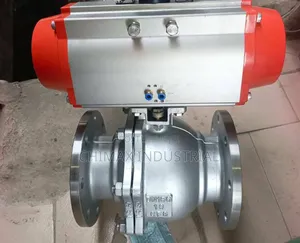 Pneumatic-Actuated Flanged Ball Valve