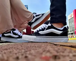 Vans Black and White Sneakers