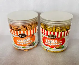 Endi Crispy Salmon/Tuna Catnip Biscuit(140g)