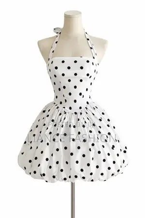 Polka Dots Short Dress