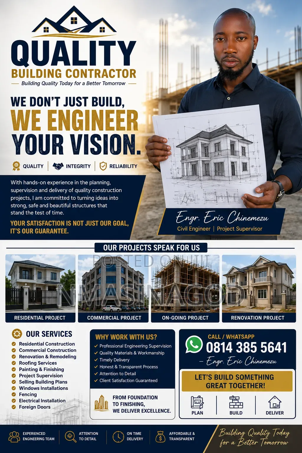 Building Quality Engineer Construction