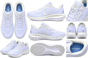 White Nike Vomero 17 Running Shoes