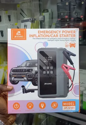 Jeqang 4-in-1 Car Jumper Starter and Tire Pump