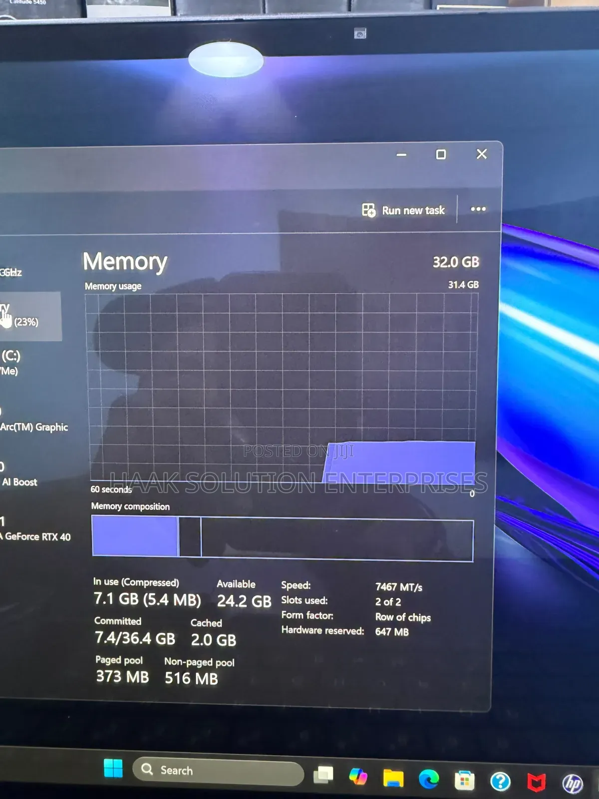 Laptop HP Spectre 32GB Intel Core Ultra 7 SSD 1T