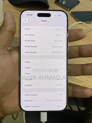 Apple iPhone Air 256 GB White