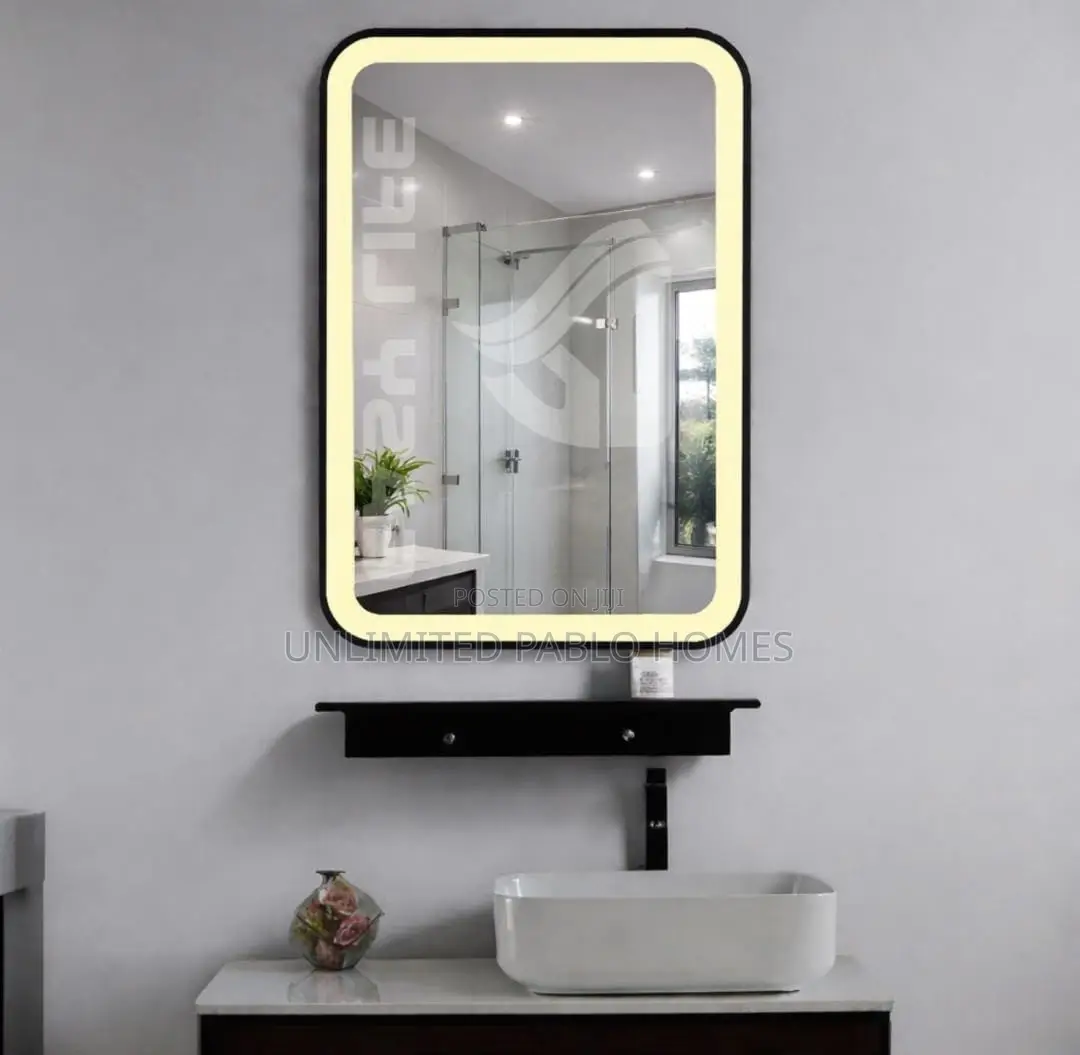 Smart LED Bathroom Mirror With Touch Sensor