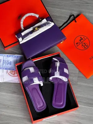 Hermes Combo Bag and Slippers