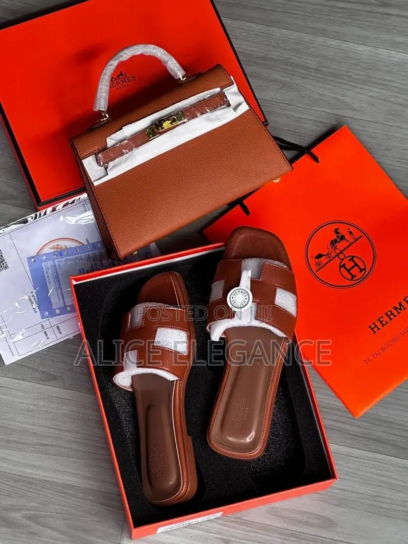 Hermes Combo Bag and Slippers