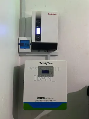 Tech Fine 5KVA Inverter and Battery With Complete Setup