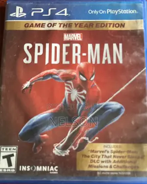 Spiderman Ps4 Game of the Year Edition-Used