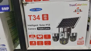 T34 Intelligent Solar PTZ Camera (Triple Lens)