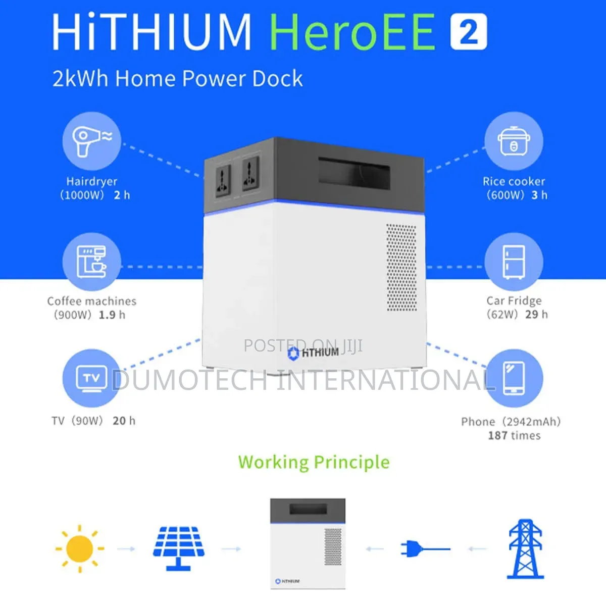 Hithium Heroee 2 Power Station 2000w