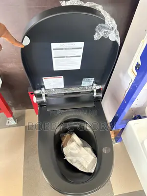 Black Wall-Hung WC