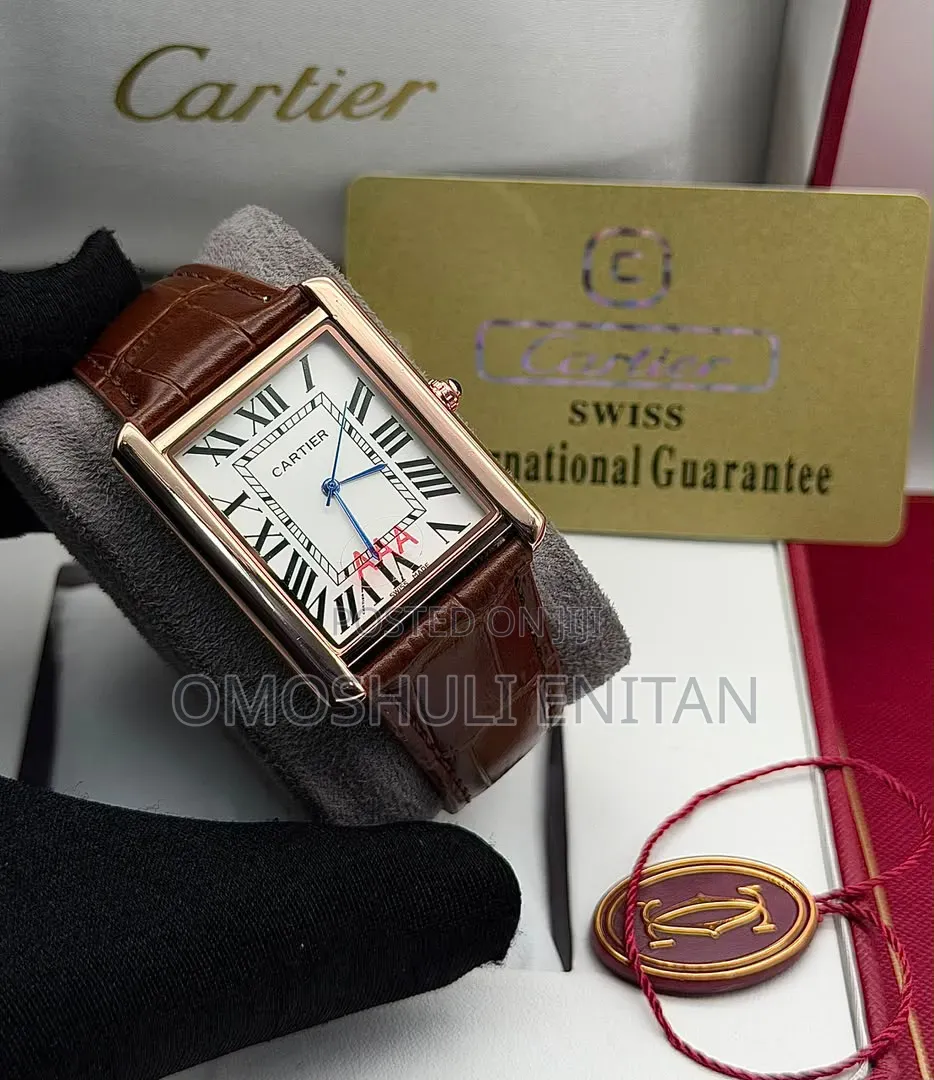 Cartier Leather Watch