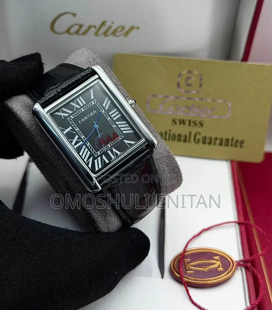 Cartier Leather Watch