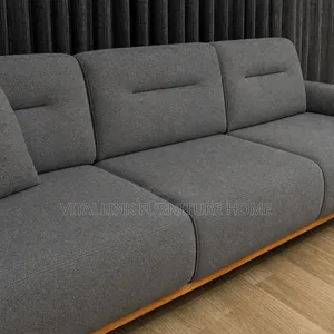Modern Grey L-Shape Sectional Sofa With Chaise