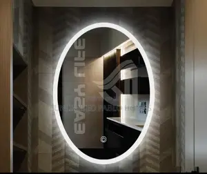 Oval LED Bathroom Mirror With Touch Sensor