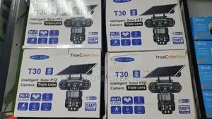 Poly Vision T30 Intelligent Solar PTZ Camera (Triple Lens)